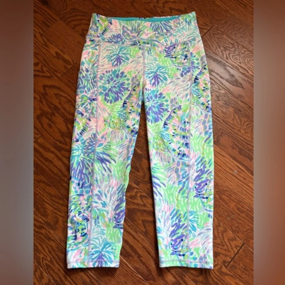 Lilly Pulitzer | Luxletic Cropped Leggings - Size XXL - Picture 1 of 4